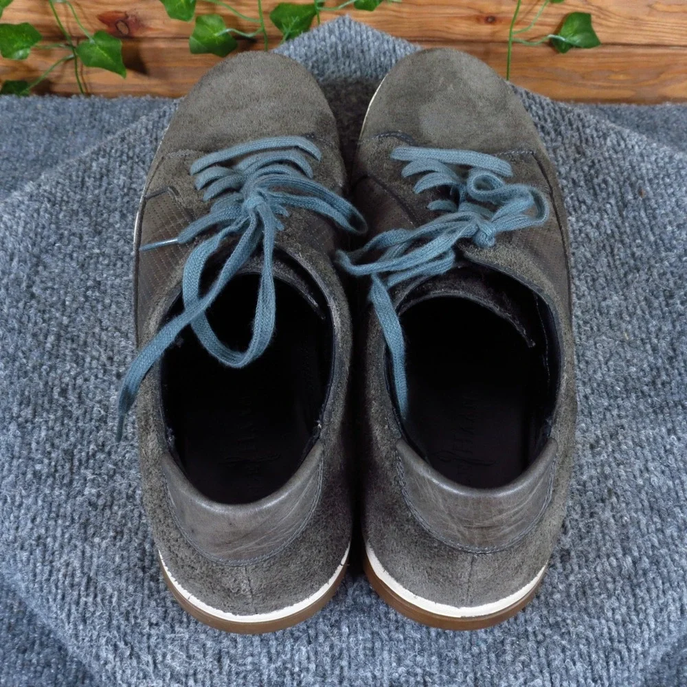 Cole Haan Air Quincy Mens Fashion Sneaker 10.5 Daily Wear Charcoal Gray Suede